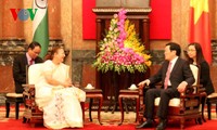 Staatspräsident Truong Tan Sang trifft Parlamentspräsident weltweit beim Vietnambesuch für IPU-132