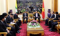 Minister für öffentliche Sicherheit empfängt Delegation des myanmarischen Innenministeriums