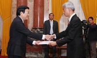 Staatspräsident Truong Tan Sang empfängt den thailändischen Botschafter