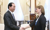 Staatspräsident Tran Dai Quang trifft Israels Botschafterin Meirav Eilon Shahar