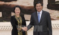 Parlamentspräsidentin lobt die engen Beziehungen zwischen Vietnam und Kambodscha