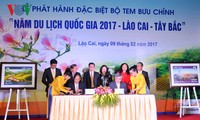 Briefmarkenkollektion zum „Jahr des nationalen Tourismus Lao Cai-Tay Bac“