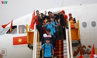 Vietnamesen gratulieren zum Erfolg der vietnamesischen U23-Nationalfußballmannschaft