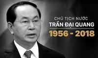 Zahlreiche Spitzenpolitiker weltweit schicken Beileidstelegramme zum Tod von Staatspräsident Tran Dai Quang 