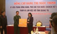 Vizestaatspräsidentin Dang Thi Ngoc Thinh nimmt an Tagung der Provinz Quang Tri teil