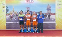 Fahrradrennen Nam Ky Khoi Nghia geht zum ersten Mal durch Phnom Penh
