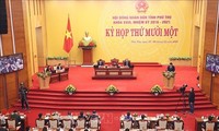 Parlamentspräsidentin Nguyen Thi Kim Ngan nimmt an Sitzung des Volksrats der Provinz Phu Tho teil