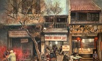 Bewunderung für Bilder des Malers Hoang Phong über Hanoi: Malen mit der Liebe