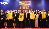 Fußballklub SLNA unterzeichnet Vertrag mit Partnern vietnamesischer Fußballmannschaft