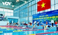 Fast 200 Sportler nehmen am nationalen Schwimm- und Tauchturnier 2021 in Quang Ninh teil
