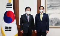 Außenminister Bui Thanh Son empfängt den südkoreanischen Parlamentspräsident und Vizepremierminister