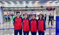 Vietnams Damen-Tennismannschaft nimmt am Billie Jean King Cup 2023 in Bahrain teil
