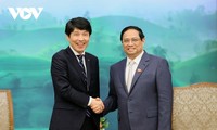 Premierminister empfängt Gouveneur der japanischen Präfektur Gunma