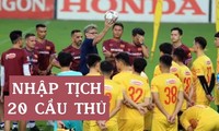 Sina: Vietnams Fußballnationalmannschaft könnte sich um Einbürgerung von 20 Spielern bemühen