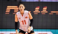Volleyballspielerin Kieu Trinh verbessert sich in der Weltrangliste