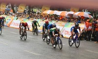 Tran Tuan Kiet ist Gewinner der 5. Etappe des Radrennens um Pokal von Ho Chi Minh Stadt-Fernsehsender 2024