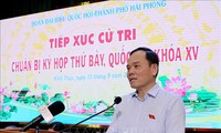 Vizepremierminister Tran Luu Quang trifft Wähler der Stadt Hai Phong