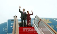 President Tran Dai Quang visits Russia