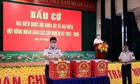 Ba Ria-Vung Tau holds early voting for soldiers, fishermen