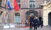 Welcome ceremony held for PM Pham Minh Chinh in Netherlands