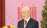 Entire nation staying united, resolved to build stronger, more prosperous, happier Vietnam: Party leader