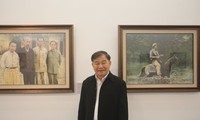 President Ho Chi Minh featured in painting exhibition by Vietnamese-Thai artist