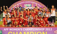บอลหญิงเวียดนามครองแชมป์อาเซียน2012