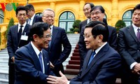 ประธานประเทศให้การต้อนรับคณะกรรมการร่วมมือเศรษฐกิจญี่ปุ่น-เวียดนาม
