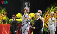Memorial service and burial ceremony for General Giap