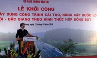 Project to upgrade Hanoi-Bac Giang highway section starts