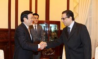 President Truong Tan Sang receives outgoing Saudi Arabian Ambassador