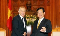 Prime Minister receives former British Prime Minister Tony Blair