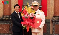 President Sang urges police force to help defend legitimate rights of the state and people