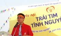 Chu Nhat Hop, leader of blood donation drive in Hanoi