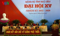 Party congresses of Bac Lieu, Soc Trang, and Lang Son province