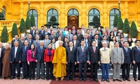 The President and Presidium of Vietnam Fatherland Front strengthen cooperation