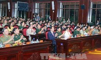 越南边防部队司令部与越南中央电视台举行“友谊满边疆”交流晚会