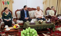 President Tran Dai Quang wraps up state visit to Laos