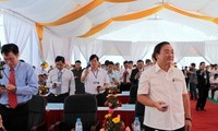 越南政府副总理黄忠海出席第三沿海热电厂动工仪式