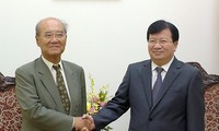 越南政府副总理郑庭勇会见原UNESCO总干事松浦晃一郎