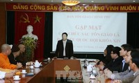 越南政府宗教委举行第14届国会宗教界代表见面会