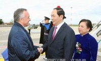 越南国家主席陈大光开始对意大利进行国事访问