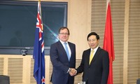 越南政府副总理兼外长范平明与新西兰外长麦卡利举行会谈