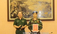 越南再有3名军官参加联合国维和任务