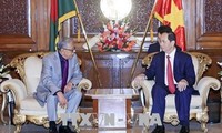越南国家主席陈大光会见孟加拉国总统哈米德