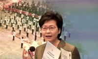中国香港特别行政区长官林郑月娥公布特区发展规划