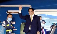 越南政府总理范明政抵达河内，结束对日本的正式访问