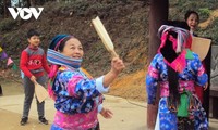 河江省赫蒙族同胞喜爱的打燕球游戏
