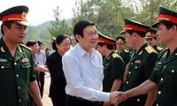 Staatspräsident Truong Tan Sang besucht Dien Bien