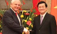 Panamas Präsident Ricardo Martinelli Berrocal besucht Vietnam